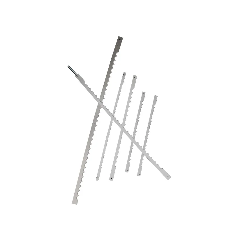 Ultrasonic Scalloped Serrated Bow Bread Knife Blade