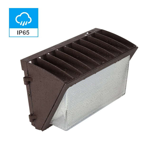 Modern Design Outdoor Dimmable LED Wall Pack Light Aluminum Housing 110v Wall Pack LED Light With Photocell