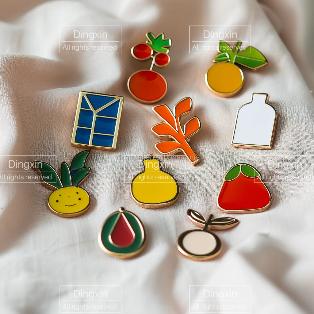 Customized Brooches Weather Forecast Pattern Badges Metal Pins Unique Styles For Brand Promotion Activity And Team Building
