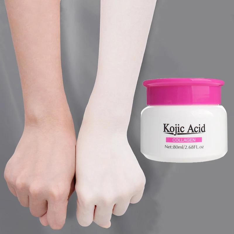 Kojic Acid & Collagen Face Cream Remove Dark Spots Face Care Moisturizing Anti-Aging Firming Skin Care Cosmetics Whitening Cream