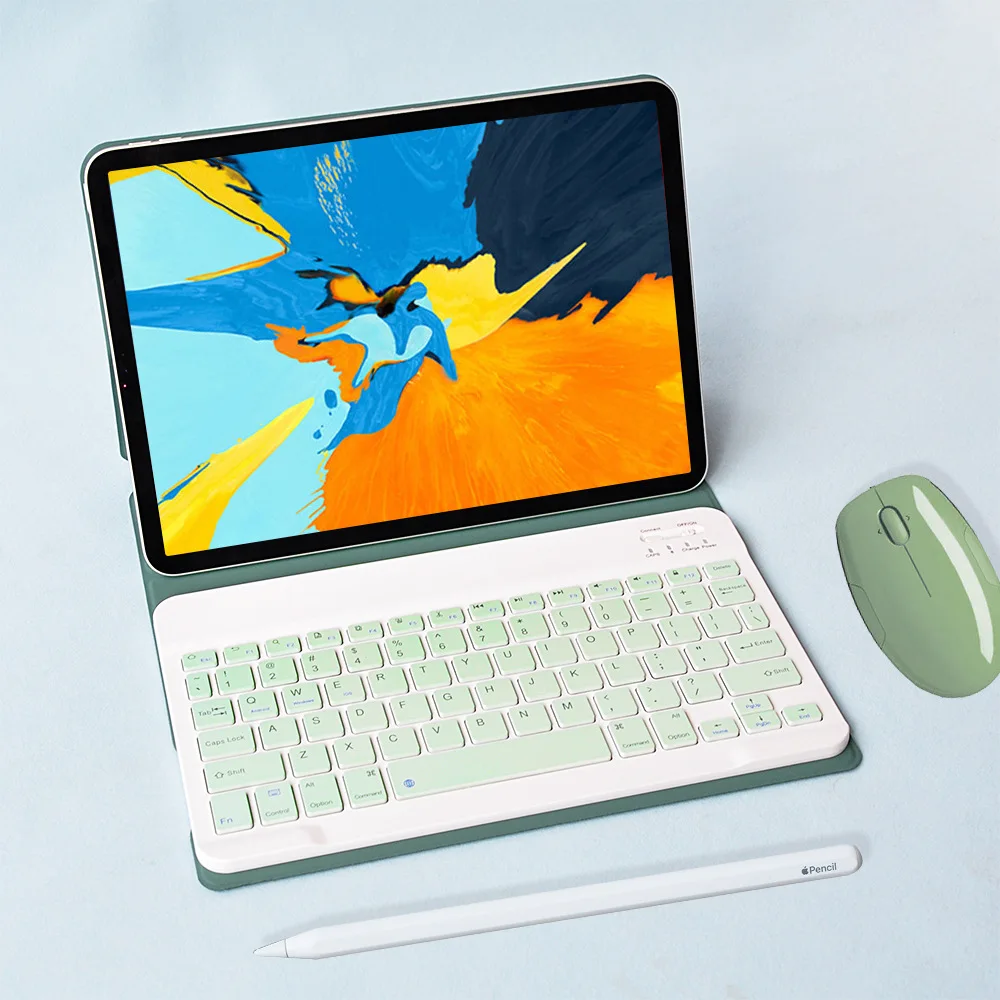 Ultra Thin 8/10 inch Universal Keyboard For iPad Mini 10.2 10.5 10.9 11 Wireless BT For iPad Pro Keyboard