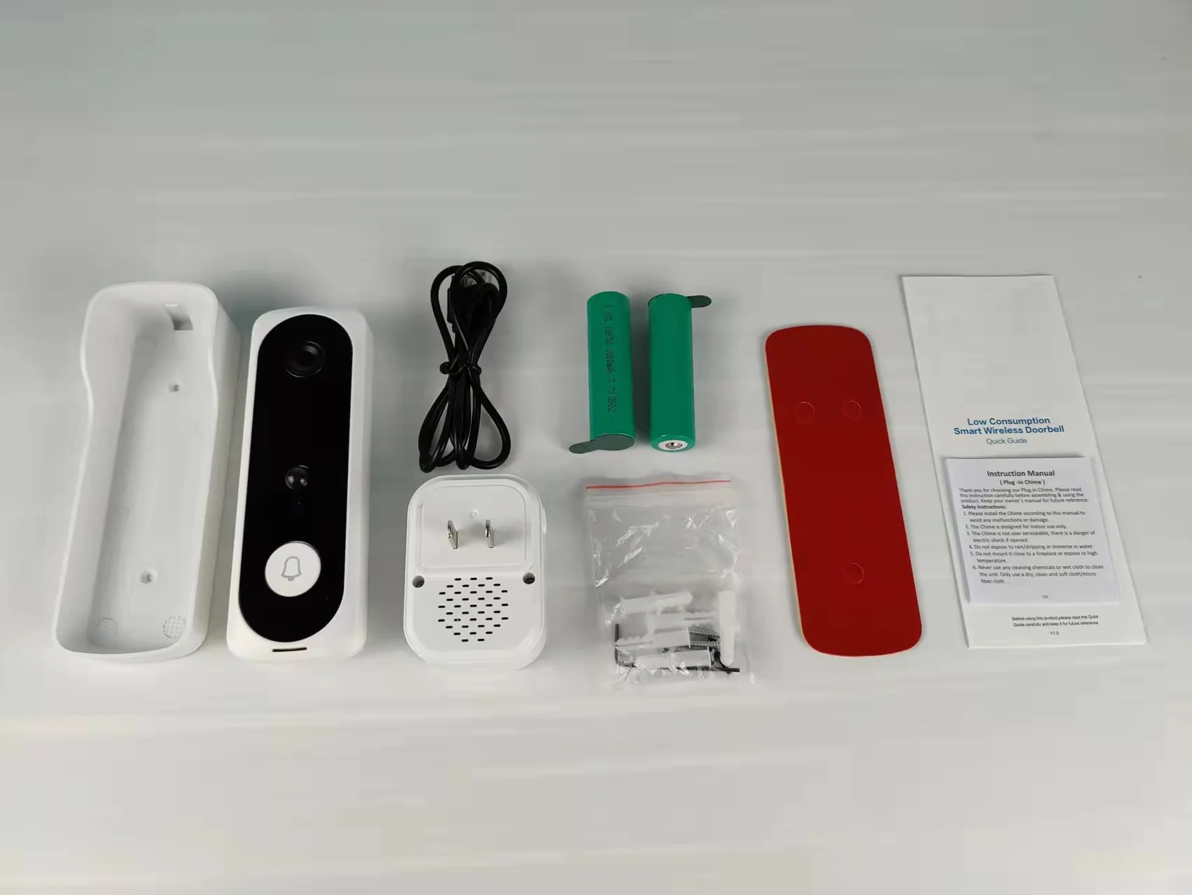 wifi doorbell camera with chime Night Vision Wireless Alarm Pir  Door Phone Intercom Wifi Smart Video Doorbell Camera 720P