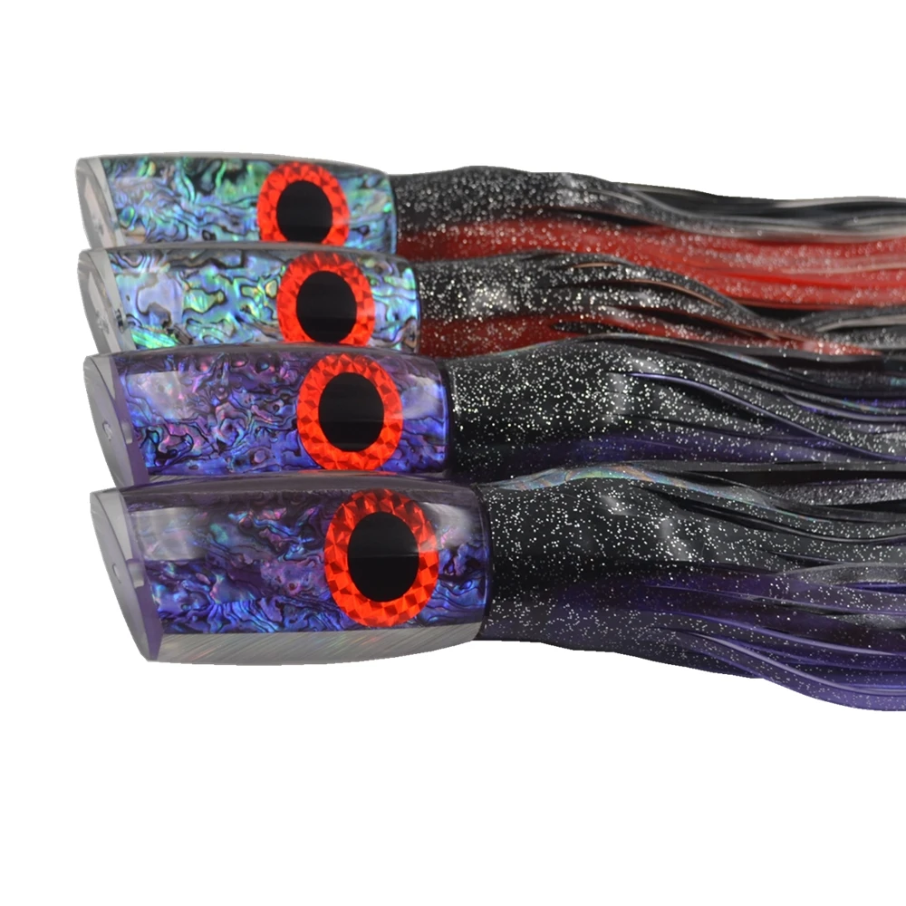 Hard Polyurethane Tuna Resin Head Offshore Big Game Trolling Lure