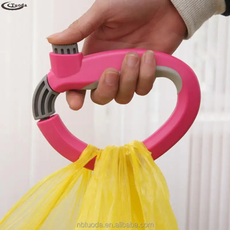 Labor Saving One Trip Grip Plastic Carrying Handles Storage Shopping Bag Holder Grocery Bag Carrier