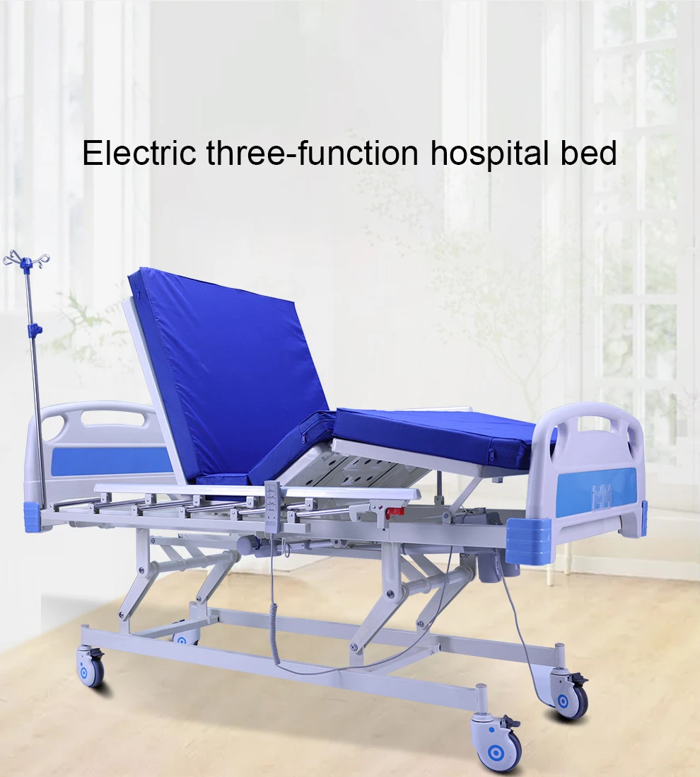 Medical equipment 5 functions electric ICU bed 4 motor medical bed