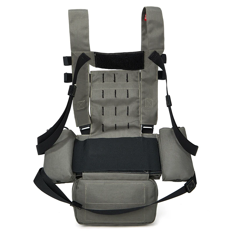 Factory Military Combat Protection Vest MOLLE System Adjustable Detachable Pouches For Tactical Battlefield Training