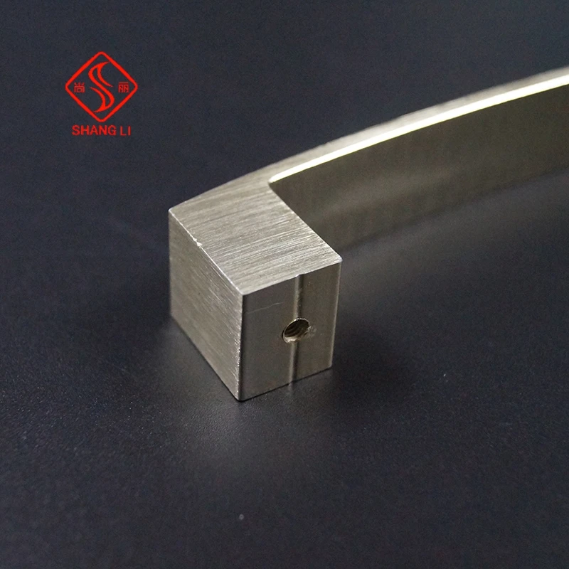 Satin Nickel Kitchen Hardware Cabinet Knobs Handle Drawer Pull Brushed Rose Gold Durable Modern Aluminium Dresser Handles 300pcs