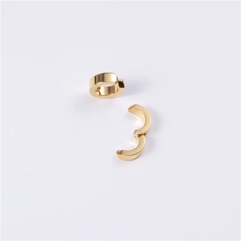 ER--01 Fashion Women Jewelry  Simple Non Pierced Ear Clip Earrings Gold No Piercing Clip On Earrings