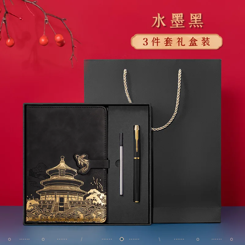 2024 Promotional Wholesale Printed Customizable a4 a5 paper notebook Custom Logo Hardcover PU Leather Notebook with Binding