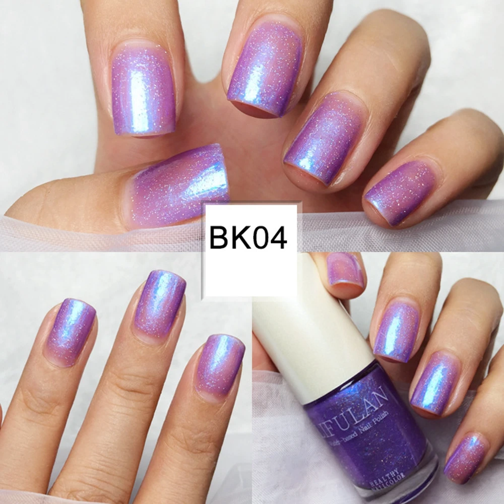 
7 Colors Mermaid Shimmer Nail Art Non-peelable 8ml DIY Soak Off UV/Led Gel Nail Polish 