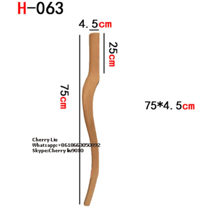 Solid Wooden Furniture bent Wood Table legs