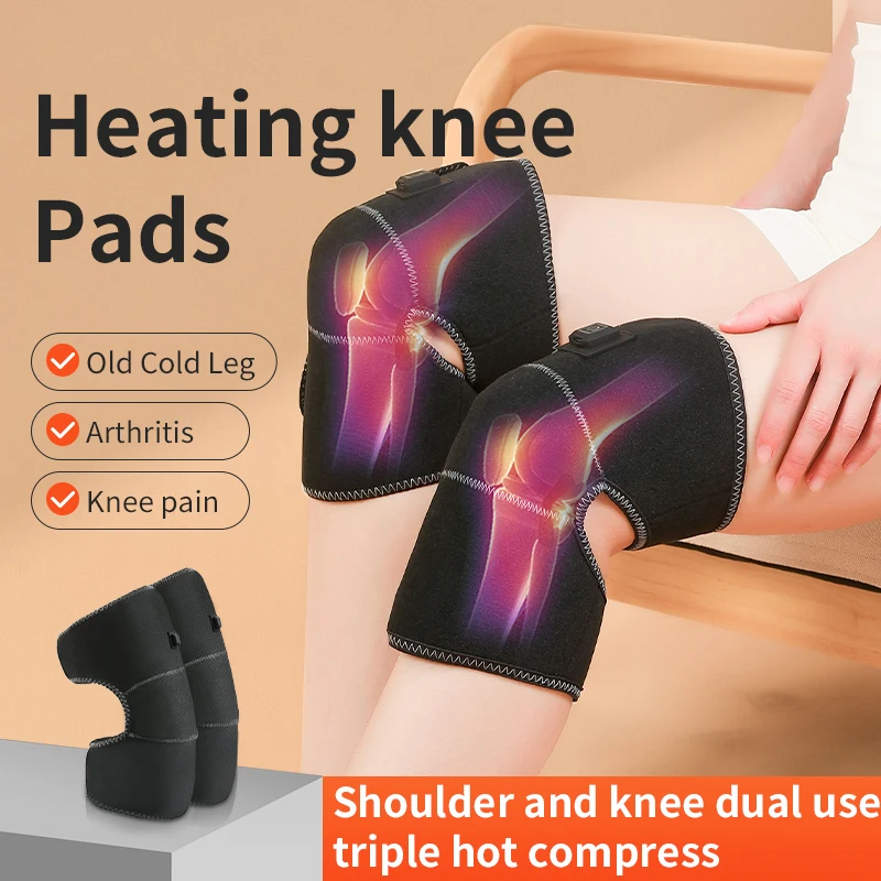 2023 Wholesale Vibration Electric Heating Knee Massager Knee Heating Knee Massage For Arthritis Pain Relief