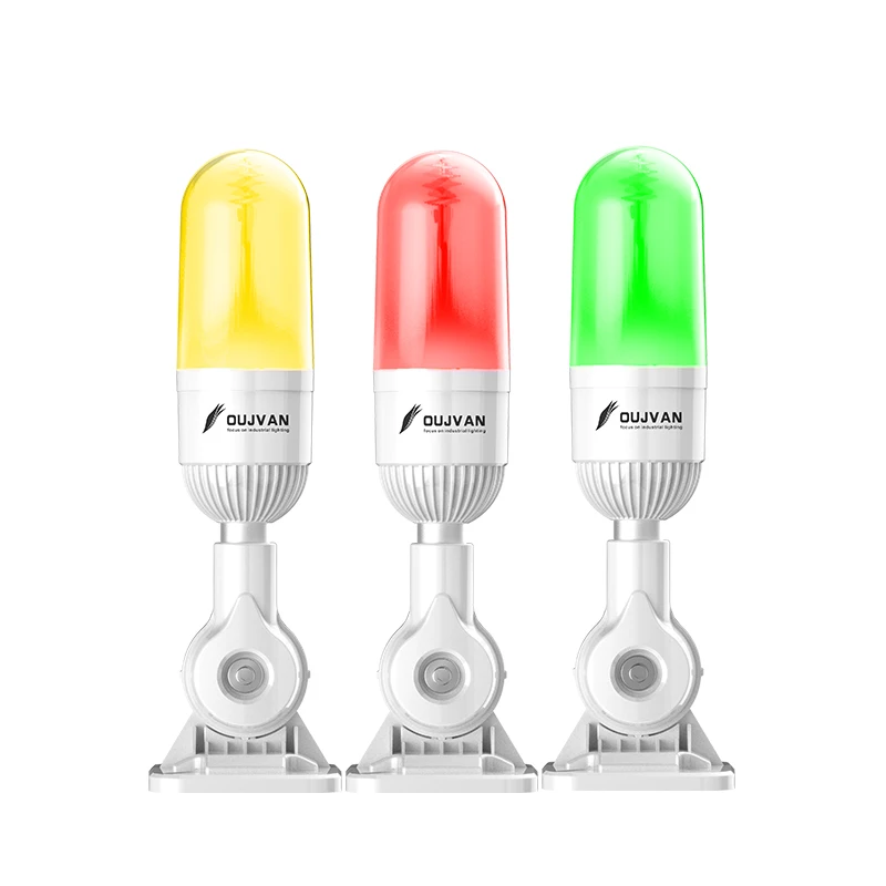 Low Price Three Colors 5v Signal Tower Waterproof Durable Surface Plastic Equipment Indicator Lights