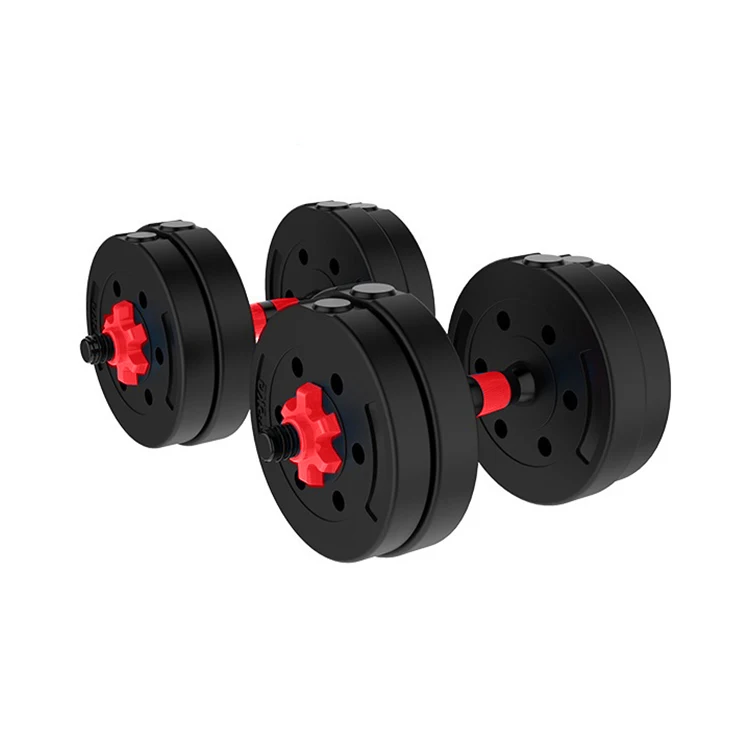 Wavar Multifunctional Eco Friendly Dumbbell Gym Adjustable Mixed Cement PVC Colorful Dumbbell