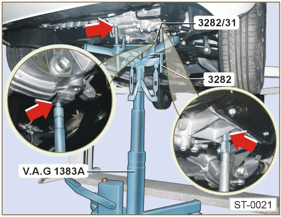 NST-3039 инструмент поддержки коробки передач для VW AUDI 3282