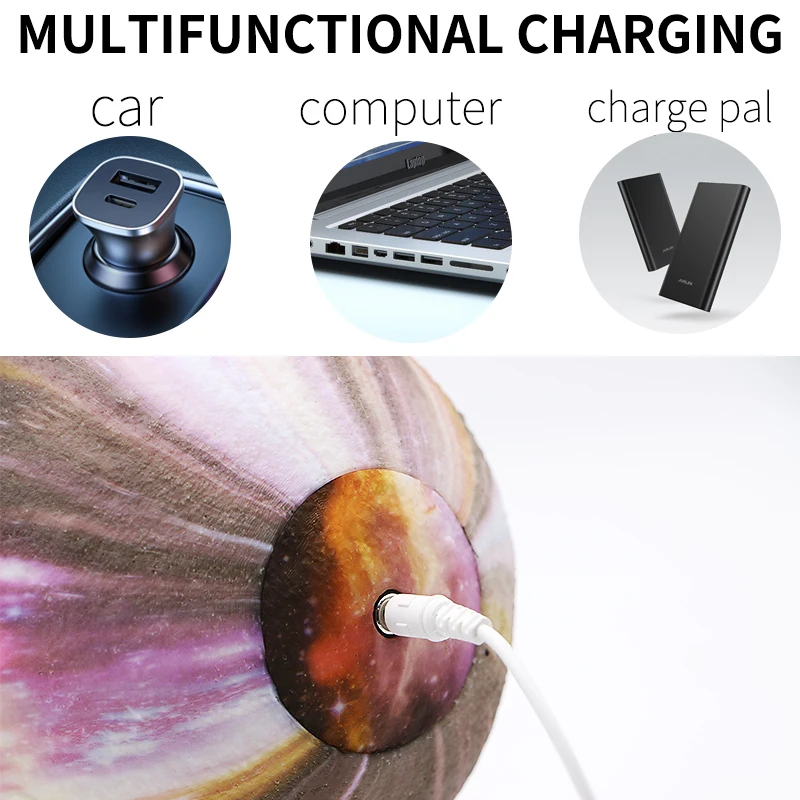 3D Moon Lamp 16 Colors Touch Light With Remote Control USB Rechargeable LED Night for Home