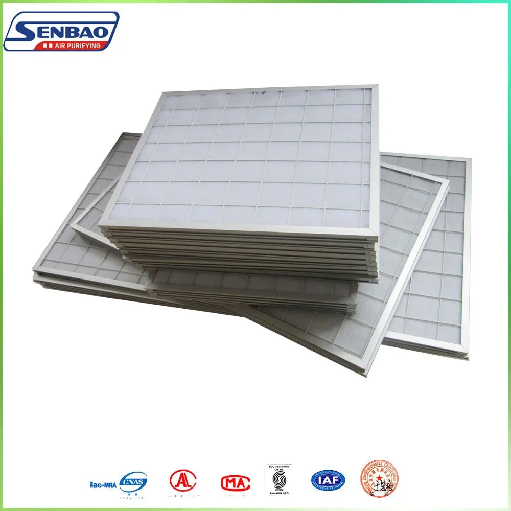 Factory Price G3 G4 Primary Air Filter Aluminum Frame Panel Dust Removal