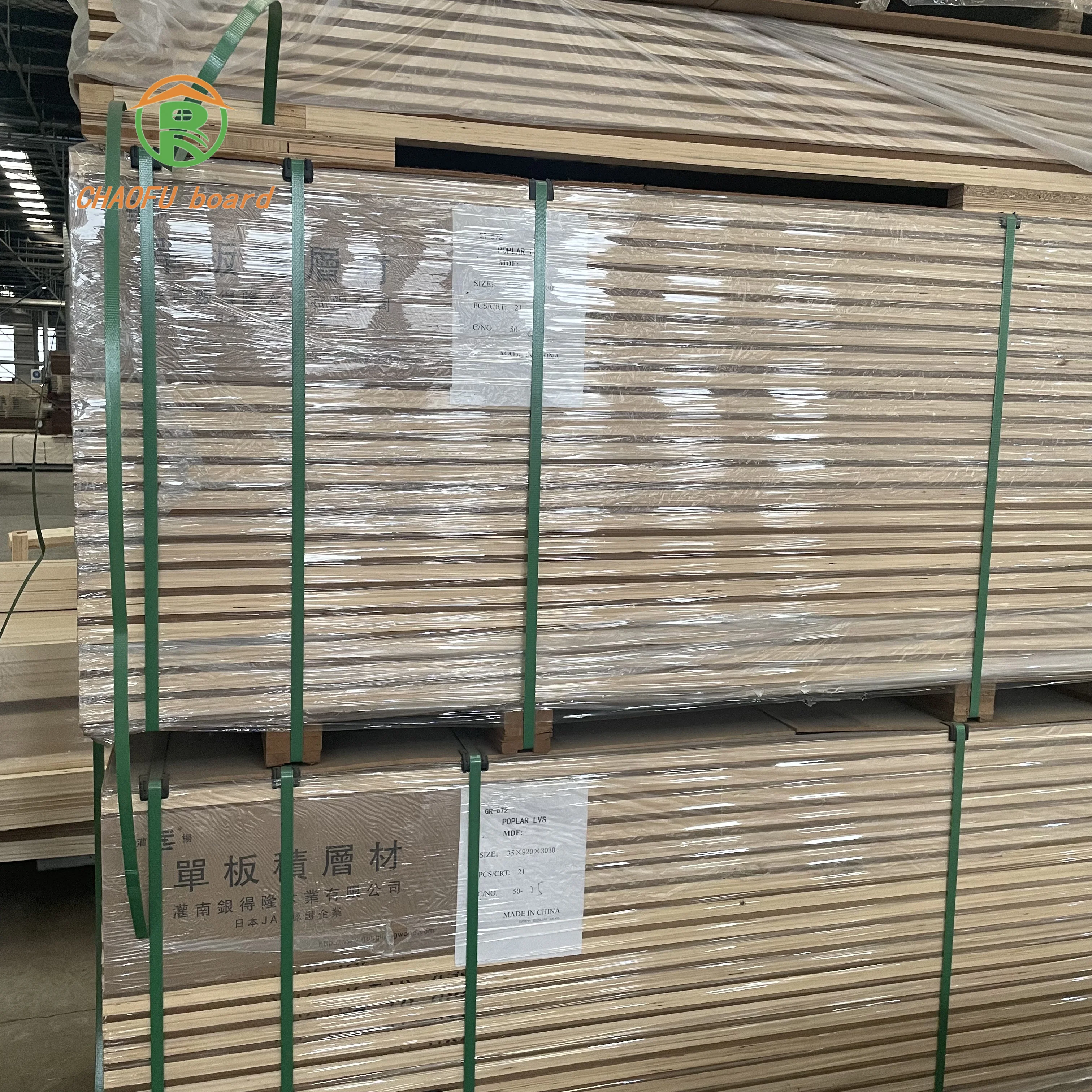 E0 F4 star deformation resistant poplar wood LVS MDF 4mm plywood high quality for export