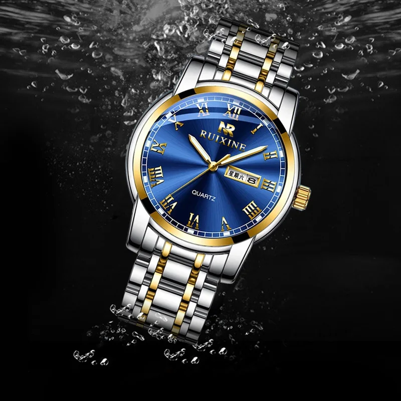 China Advance Luminous Water Resistant Watch Minimalist Quartz Leather Wrist Fashion Casual Wristwatch