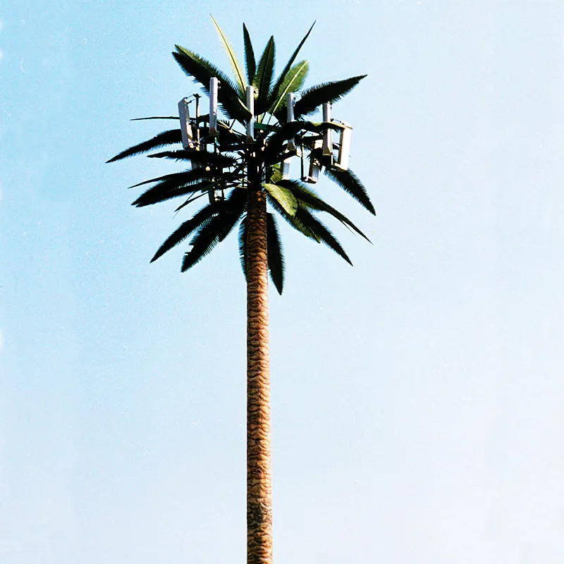 5G 10M Pine Tree Cell Towers Disguised Artificial Bionic Cell phone Tower Camouflaged