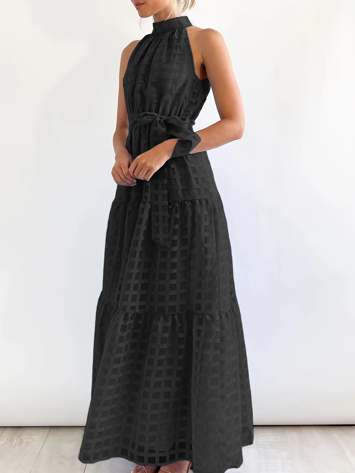 New Design Neck Elegant Multicolor Straps Plus Size Dress Solid Color Casual Dress Strapless Maxi Dresses For Women