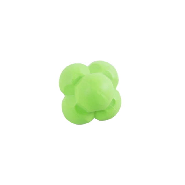  Custom Logo Silicone Handheld Massage Hexagon Reaction Ball Random Bounce