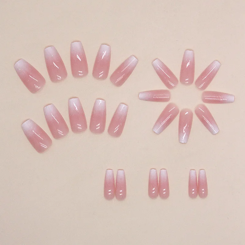 Jingwen OEM Faux Ongles блестящие алмазные наконечники для маникюра
