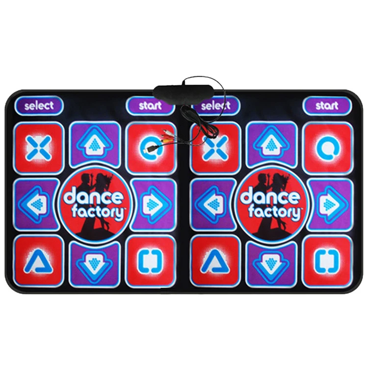 Double User Dance Mats Non-slip Dancers Step Pads Sense Game Yoga Game Blanket Children Doll Toys For Girl Boy Birthday Gift
