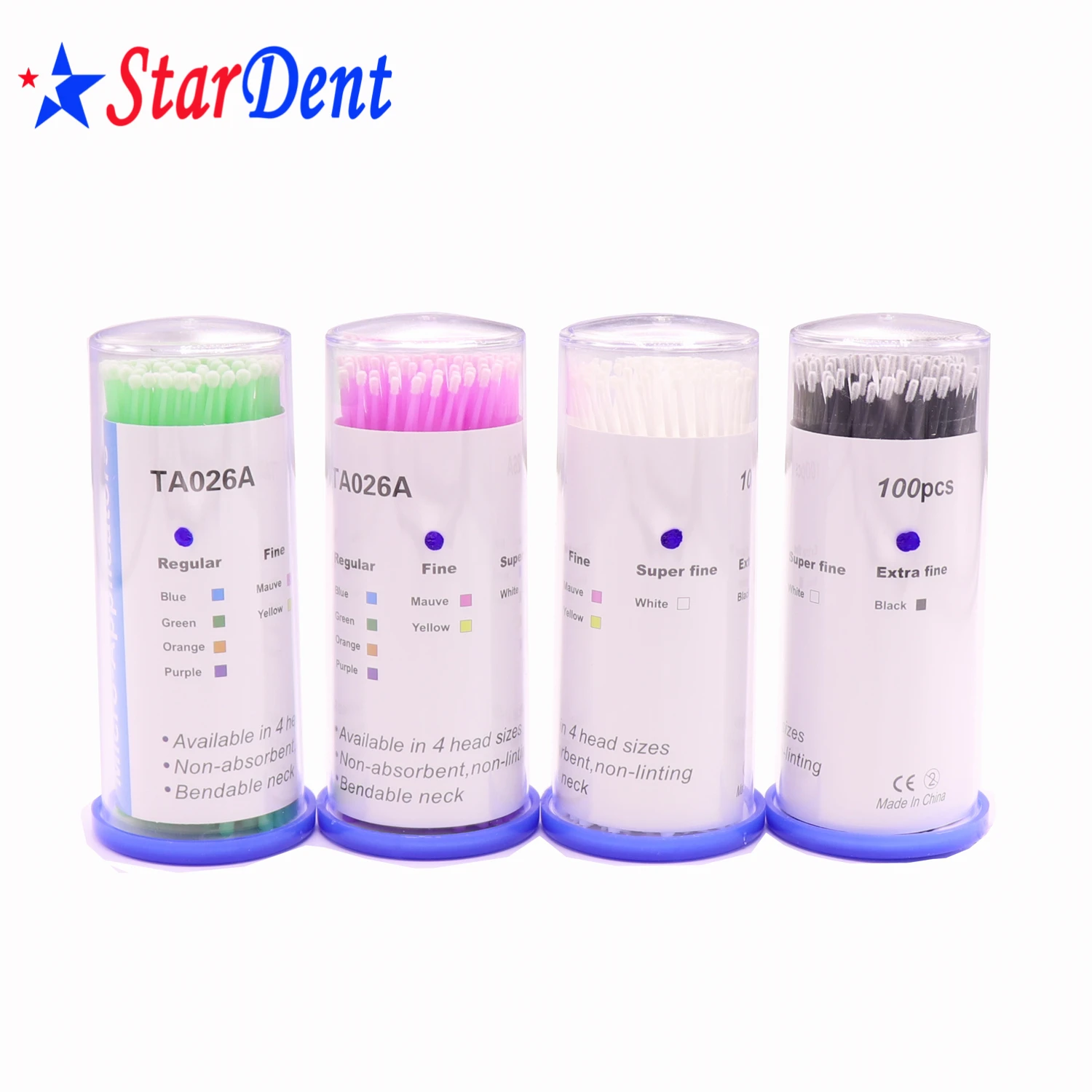 Dental Disposable  Plastic Microbrush Micro Applicator Dental Consumables