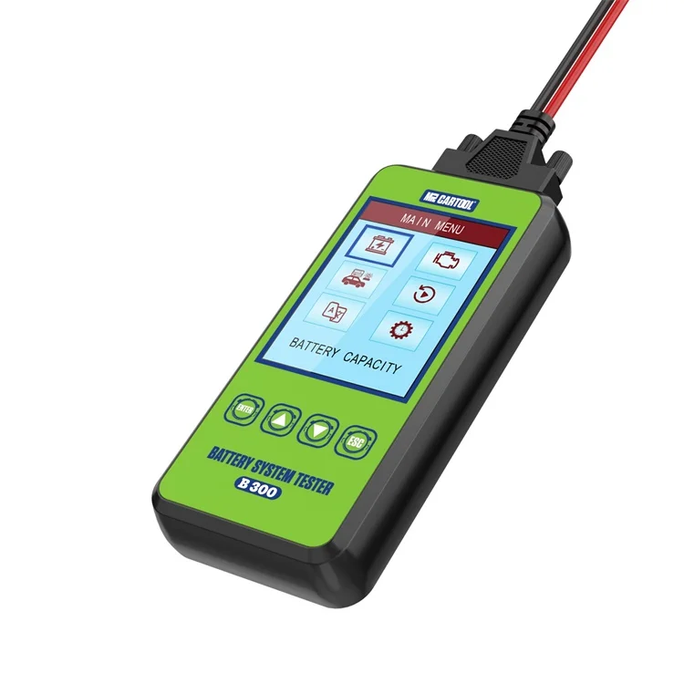 Универсальный Автомобильный цифровой тестер емкости аккумулятора MRCARTOOL B300 12 В 24 анализатор тестеры для диагностического инструмента