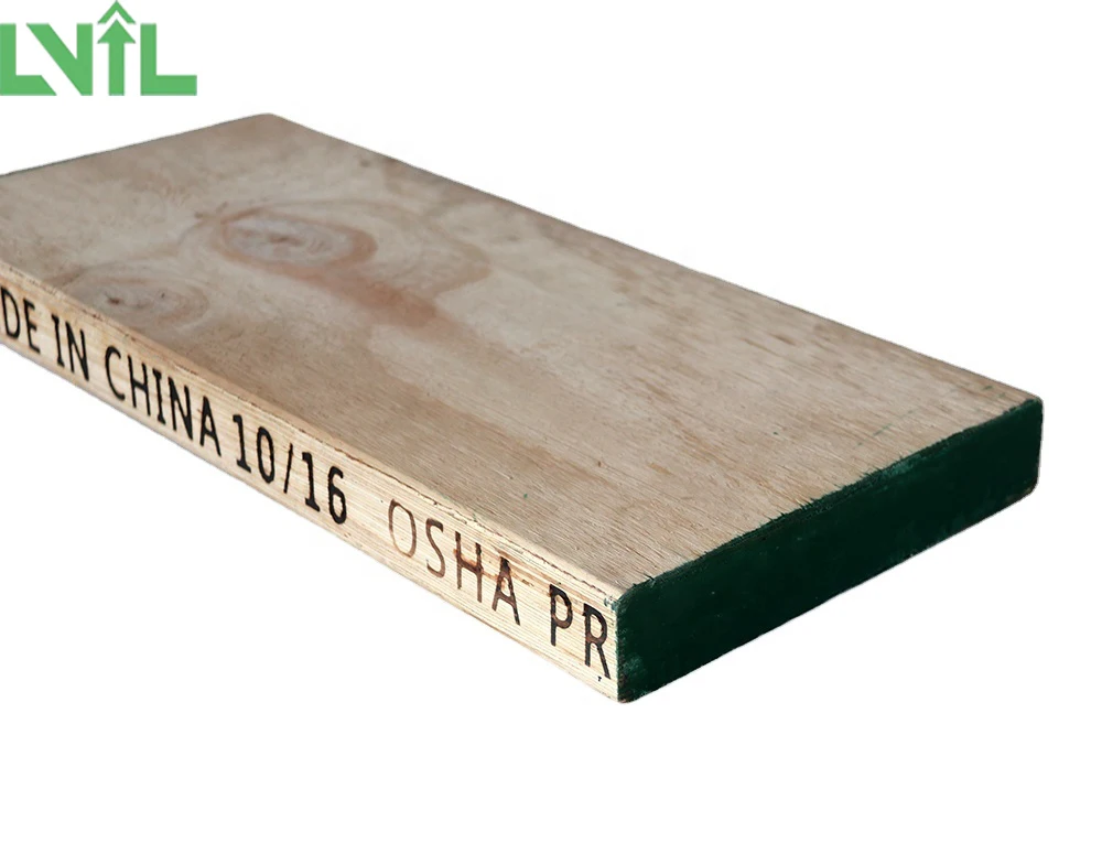 Timber LVL Scaffolding Plank Width Aluminum Scaffolding Walk Boards in Construction for American Market