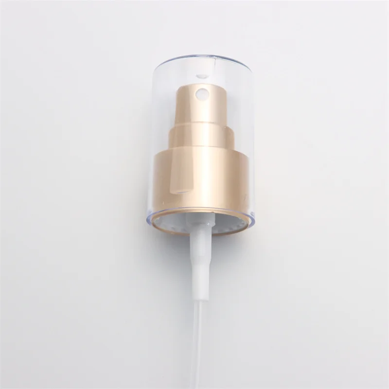 High Quality 24/410 Gold Custom Aluminium Plastic Full Cap Fine Mist Sprayer for Cosmetic
