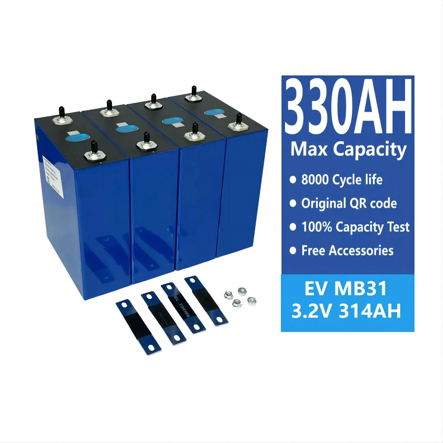 Xiho MB31 LF280 3.2V Lifepo4 High Capacity 330Ah Rechargeable Batteries 280Ah Battery Prismatic Cell For Energy Storage Solar
