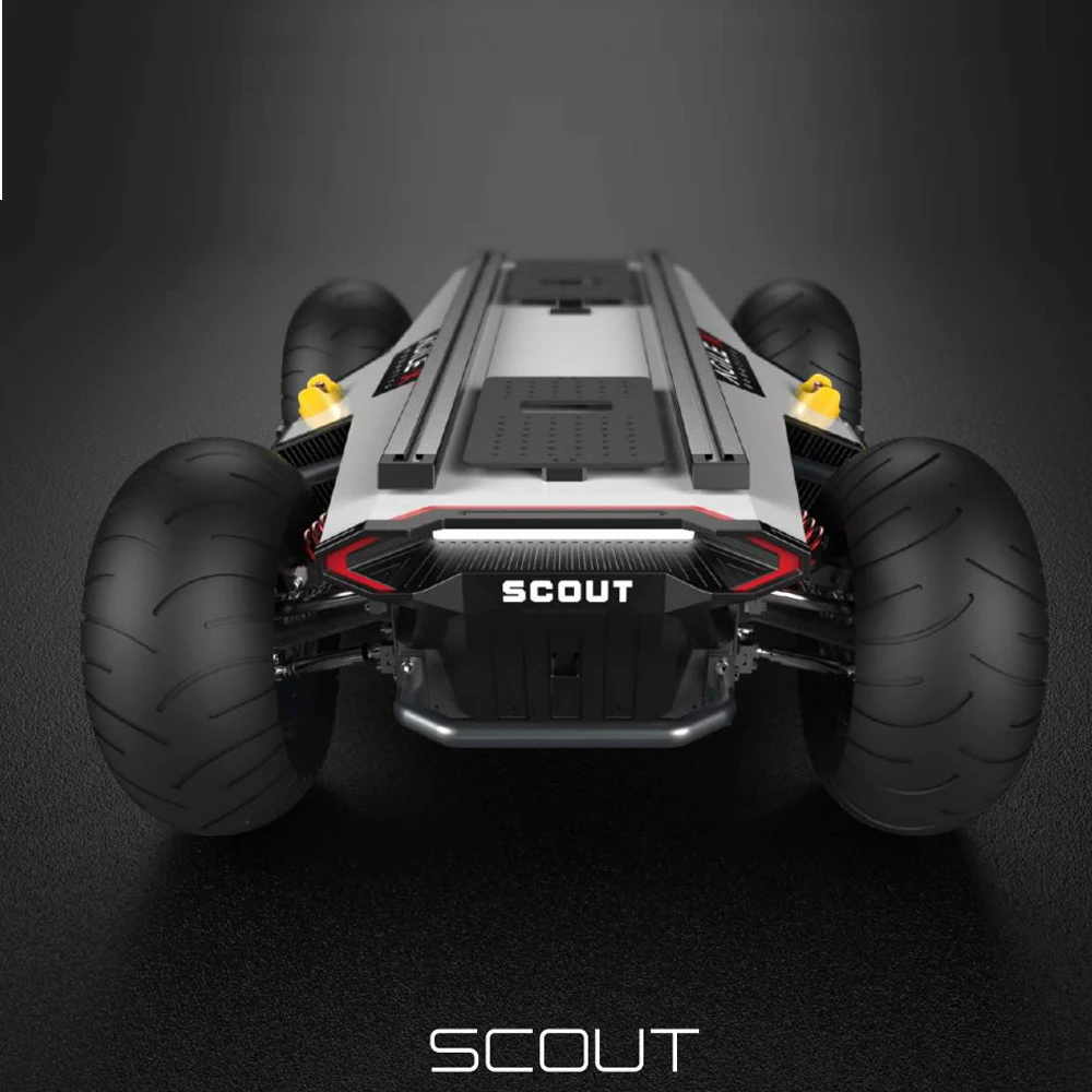 Беспилотный наземный автомобиль для наблюдения с независимой подвеской