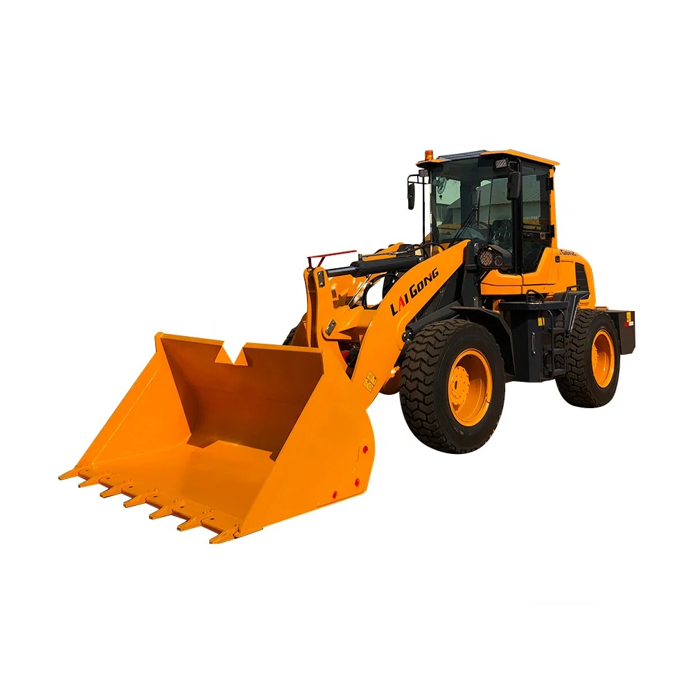 Laigong 2022 Brand New Telescopic Boom Small Farming Wheel Loader With Bucket