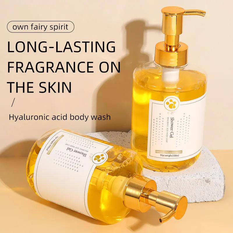 OEM Shower Gel Whitening Body Wash Hyaluronic acid shampoo conditioner set nourishing oil control fragrance shampoo