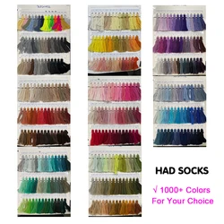 HAD Custom Cotton Men Socks Custom Made Crew Socks Custom Logo Fashion Cotton Socks