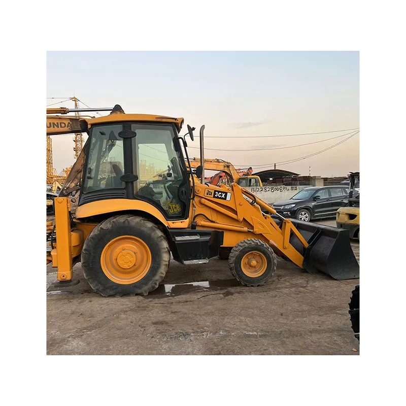Best Selling Reasonable price JCB3CX-4T Construction Machinery 7 ton Diesel cat backhoe loader with Good Condition