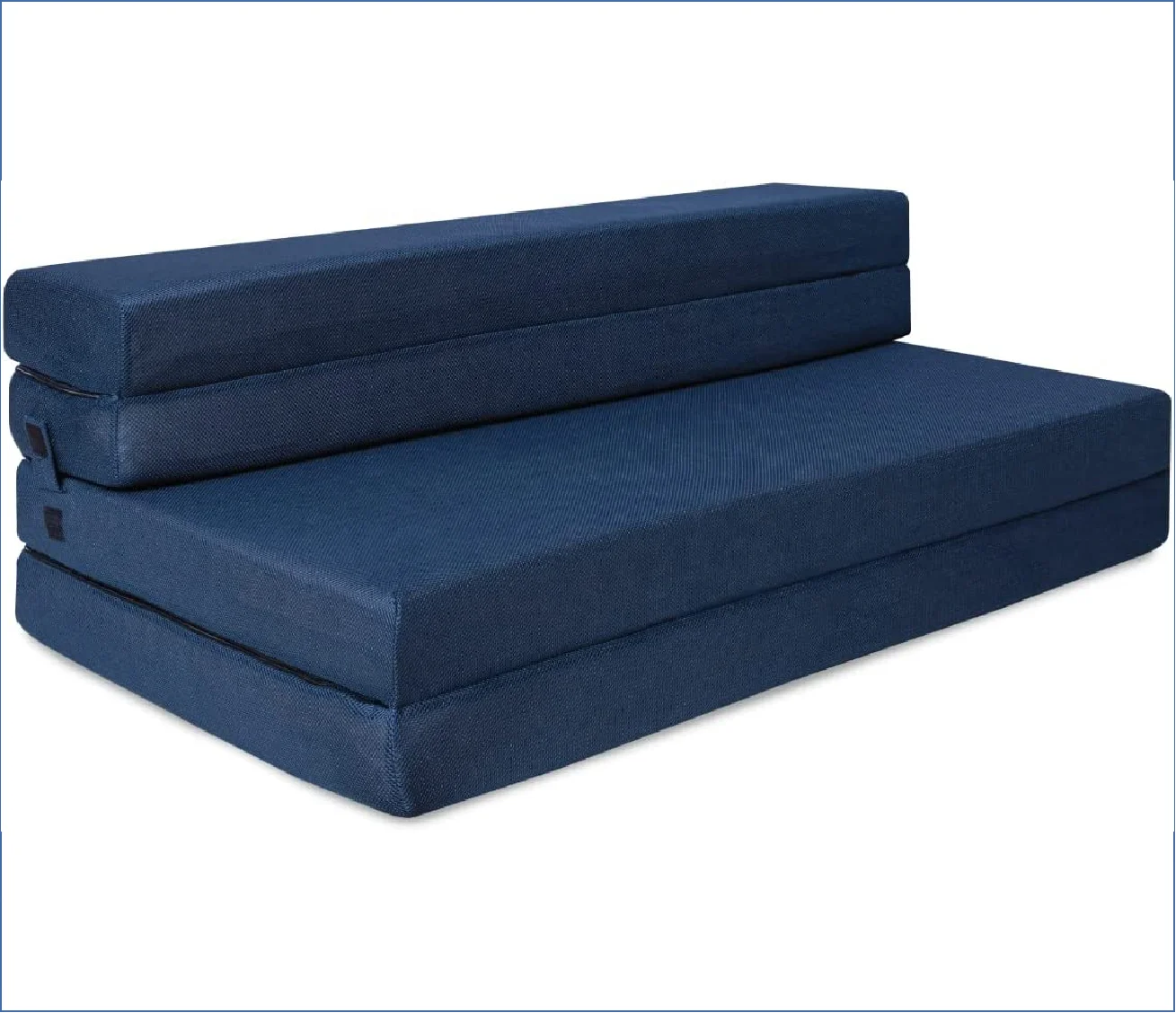 high density folding foam mattress topper with movable & washable cover Popular living room  futon sofa bed
