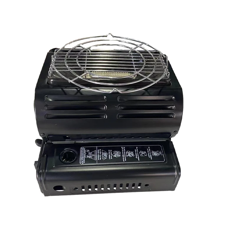 New design Black Outdoor Indoor Portable Butane Heater Space Heater for Camping Tents