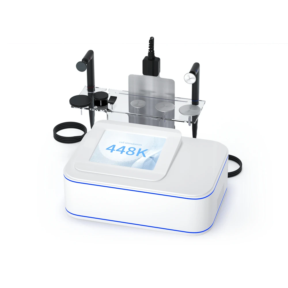 Portable 448 khz Tecar Therapy Physiotherapy Machine Cellulite Reduction Skin Tightening