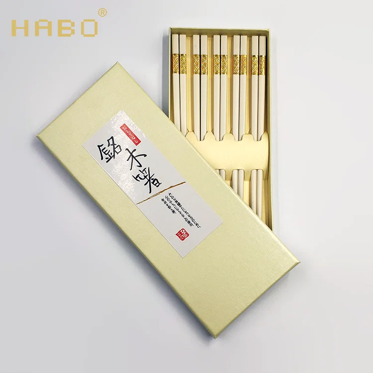2 3 5 pairs of chopsticks custom paper packaging package gift box with logo case without chopsticks