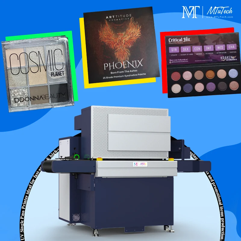MTuTech Factory High Quality Single Pass UV Inkjet Printer for Packaging, Signage And Promotional Items Printing