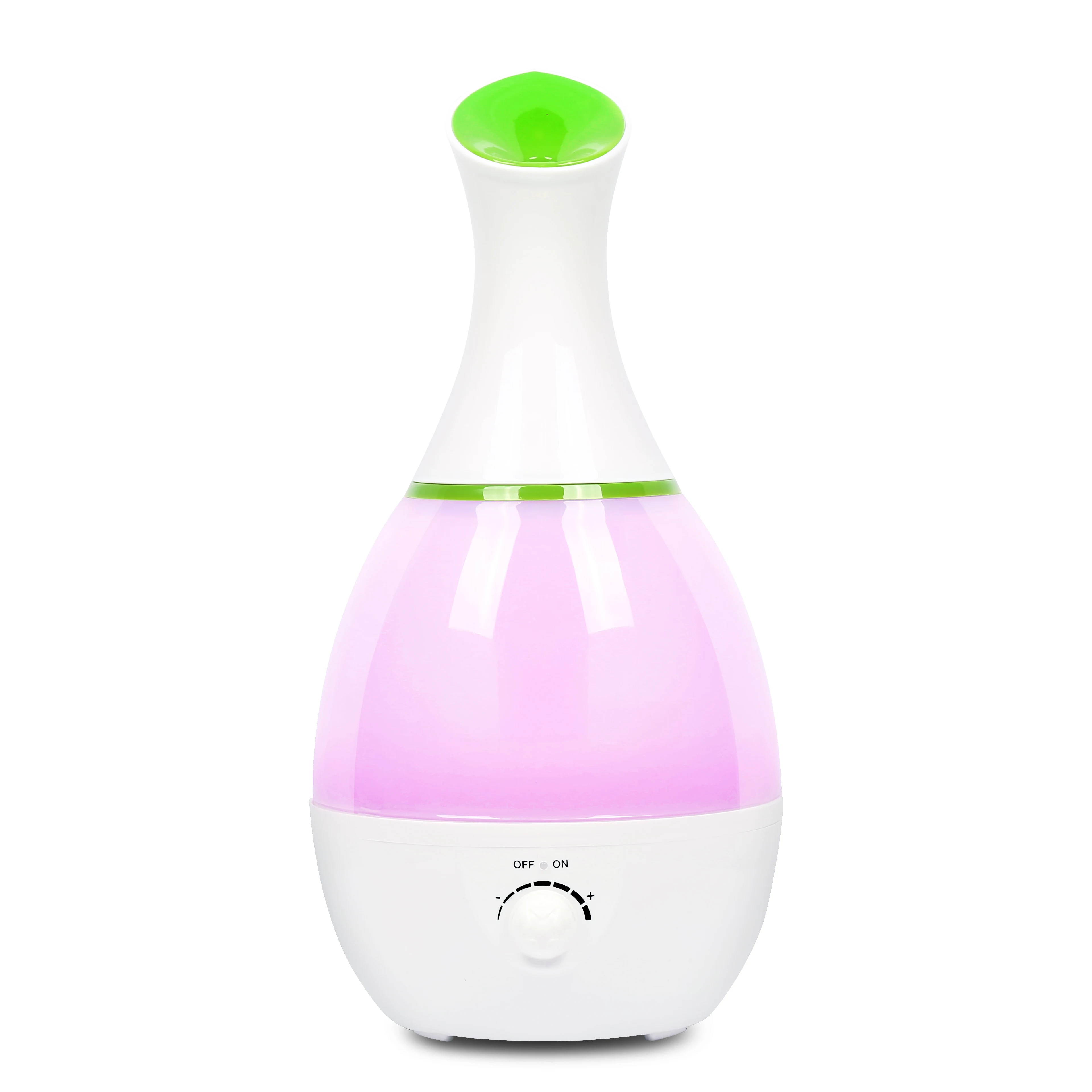 3L large capacity water tank flower vase design ultrasonic air humidifier 7 Color LED