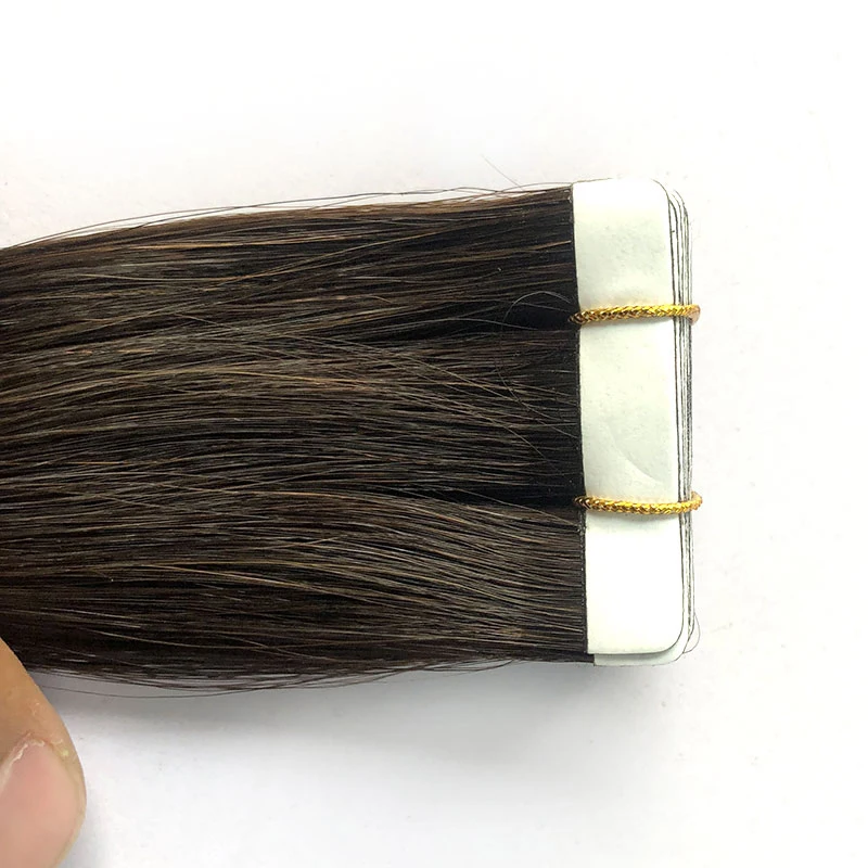 Juancheng Ruijia Hair factory Wholesale Russian European Remy Invisible Tape Hair Extensions Double Drawn Human Hair