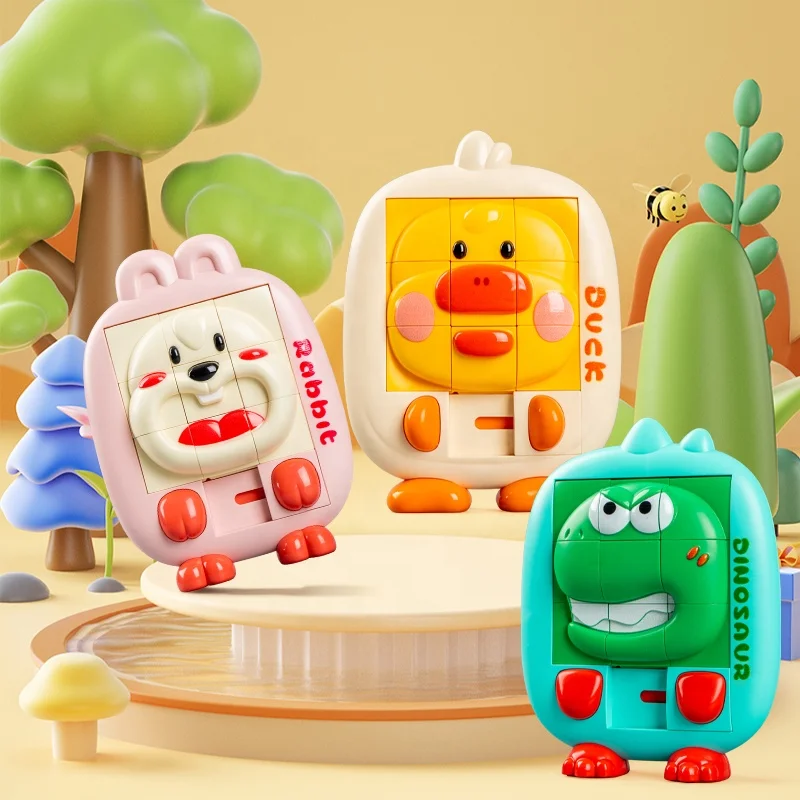 Toddler learning puzzle fun 3d puzzles game dinosaur toy jigsaw educational toys for kids