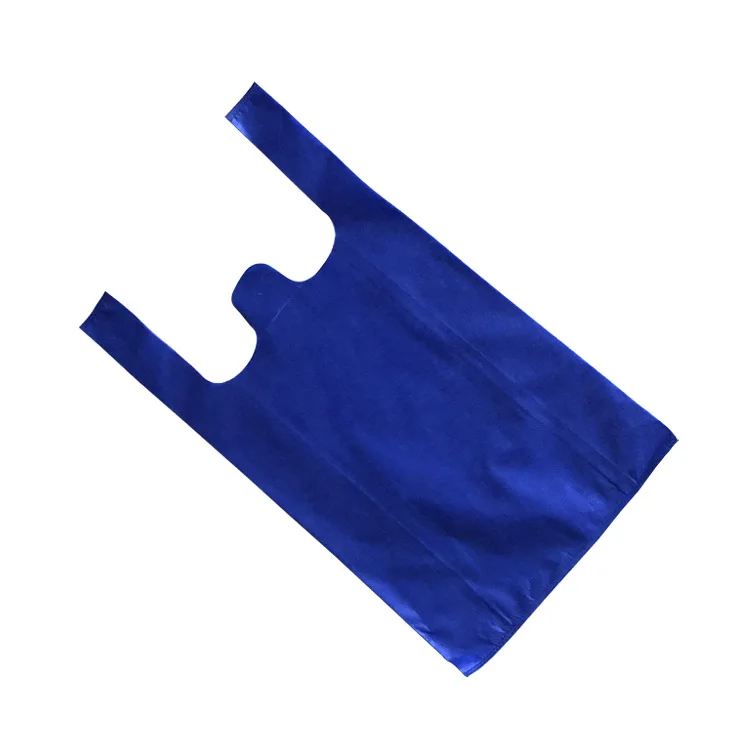 various colors   non woven carry out t shirt bags for grocery shopping