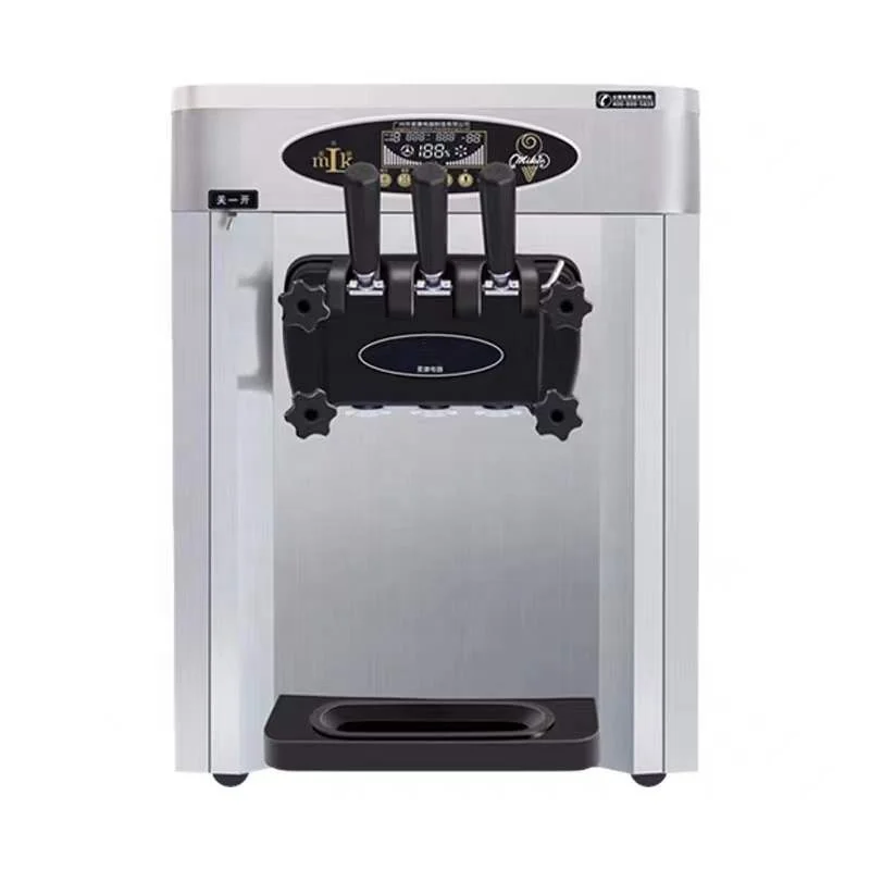 Ice Cream Machine Soft Ice Cream Making Machine Three Flavors Soft Serve Machine For Ice Cream