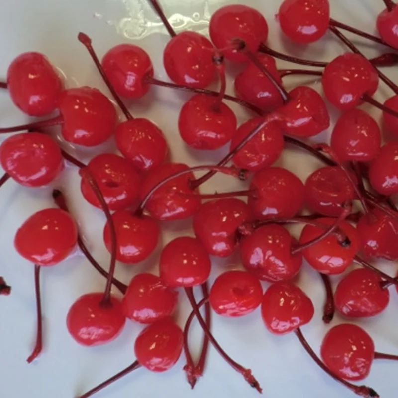 New crop high quality canned maraschino cherries in jars