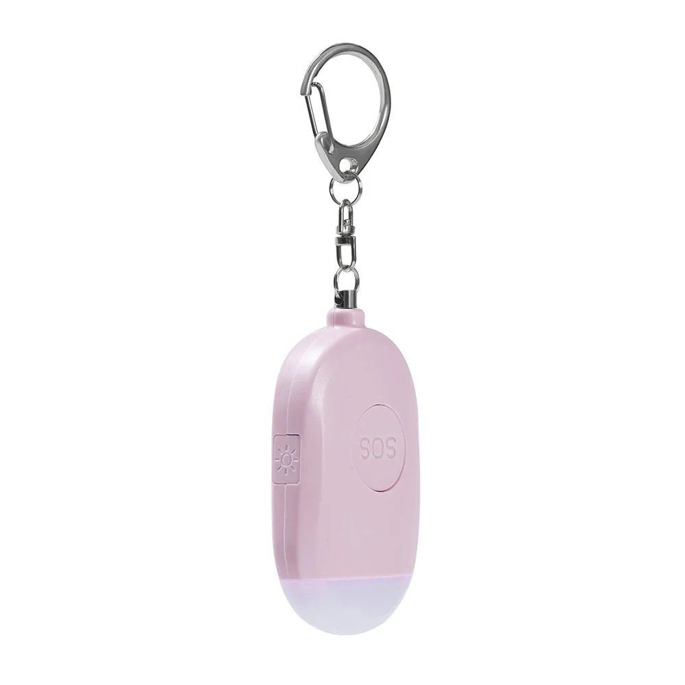 Mini Loud Siren Promotional Keychains Security Emergency SOS Keychain Self Defense Safety Attack Personal Alarm
